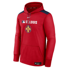 St. Louis Cardinals Nike Authentic Collection City Connect Therma Pullover Hoodie - MLB
