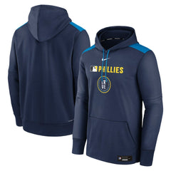Philadelphia Phillies Nike Authentic Collection City Connect Therma Pullover Hoodie - MLB