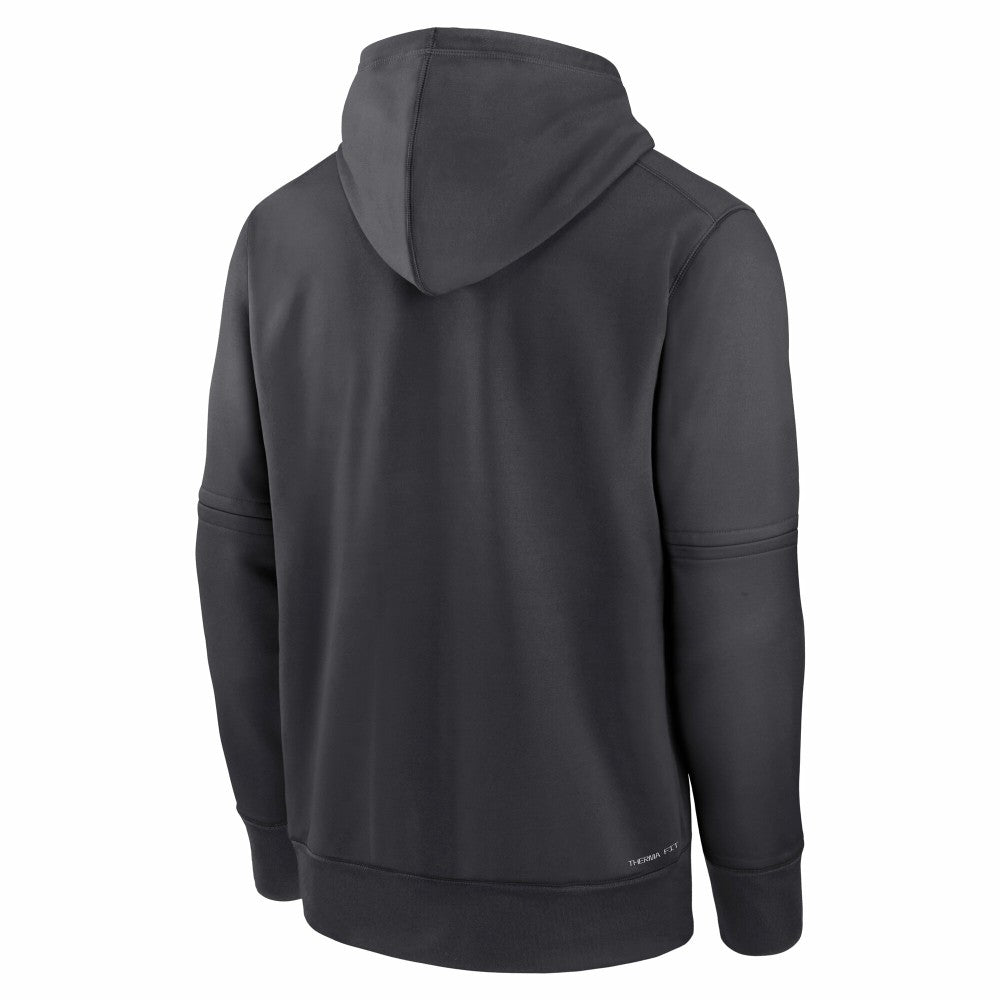 New York Mets Nike Authentic Collection City Connect Therma Pullover Hoodie - MLB