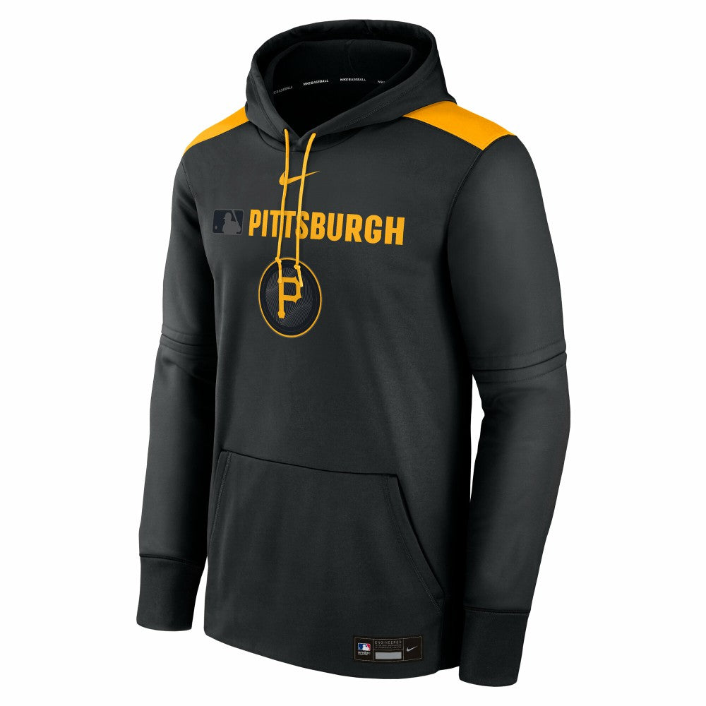 Pittsburgh Pirates Nike Authentic Collection City Connect Therma Pullover Hoodie - MLB