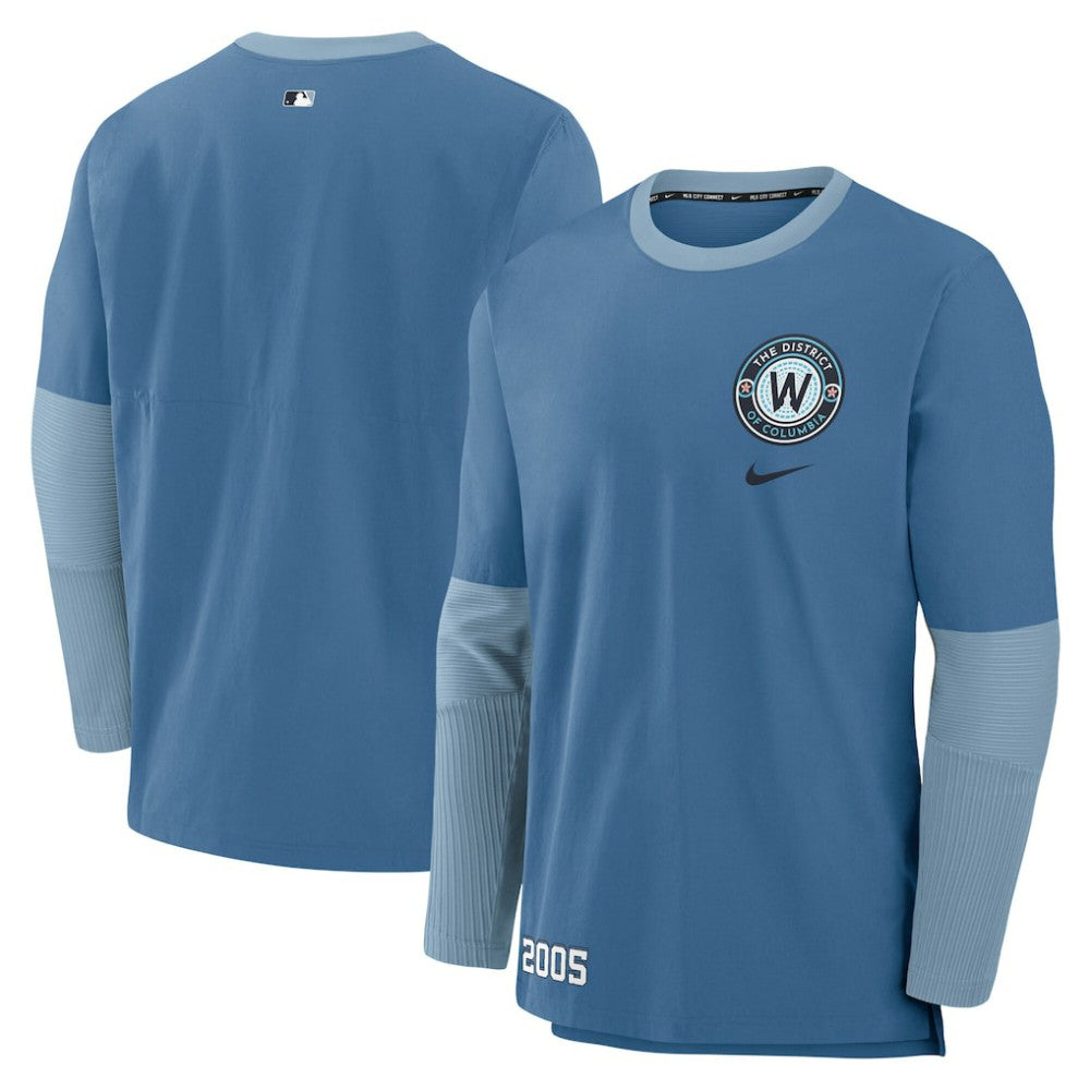 Washington Nationals Nike 2025 City Connect Authentic Collection Player Dri-FIT Lightweight Pullover - MLB