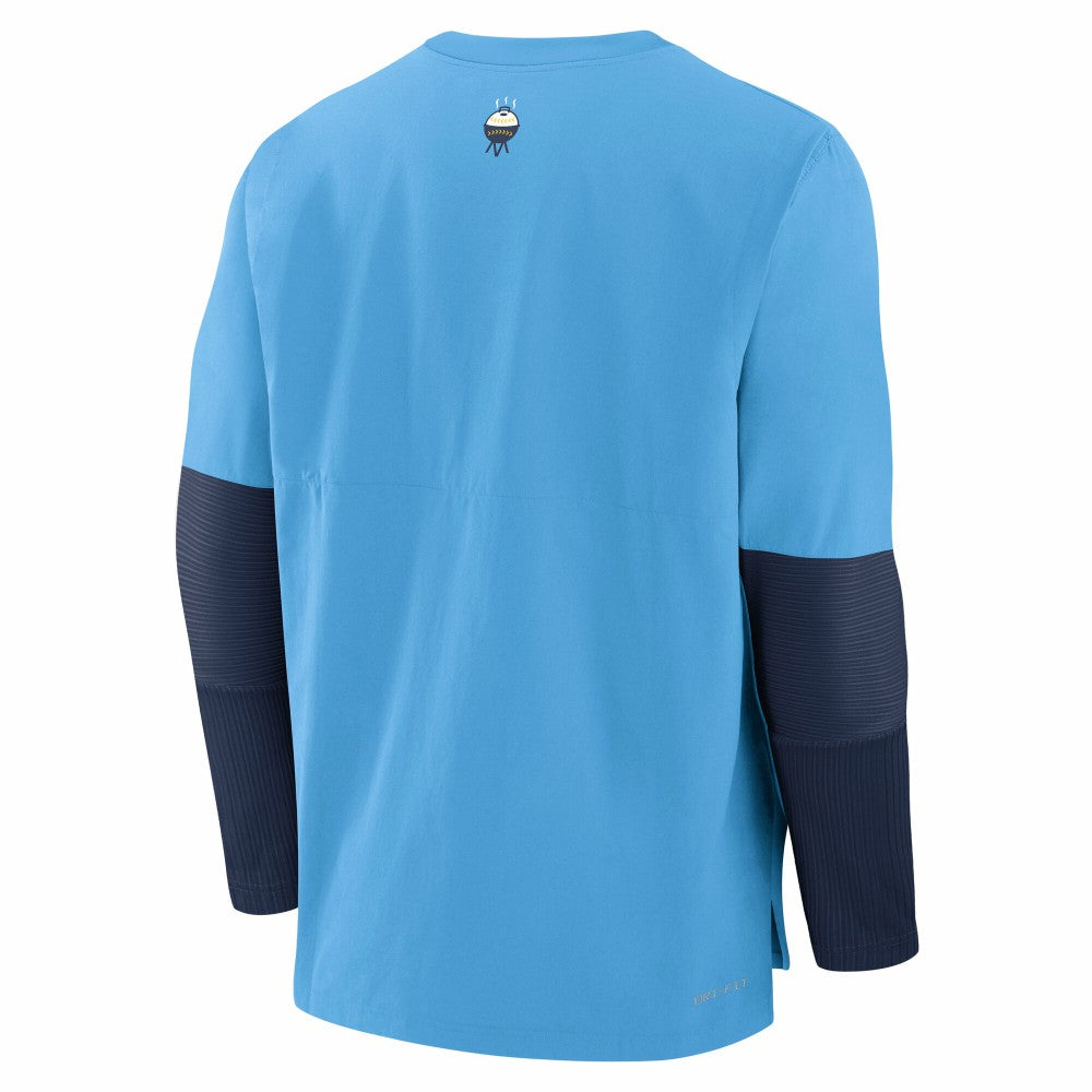 Milwaukee Brewers Nike 2025 City Connect Authentic Collection Player Dri-FIT Lightweight Pullover - MLB