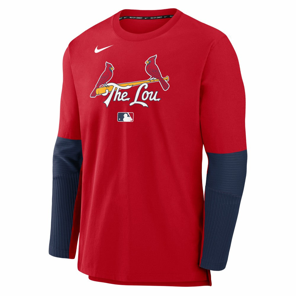 St. Louis Cardinals Nike 2025 City Connect Authentic Collection Player Dri-FIT Lightweight Pullover - MLB