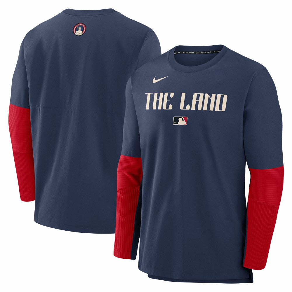Cleveland Guardians Nike 2025 City Connect Authentic Collection Player Dri-FIT Lightweight Pullover - MLB