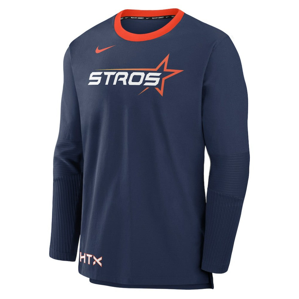 Houston Astros Nike 2025 City Connect Authentic Collection Lightweight Player Performance Long Sleeve Top - MLB