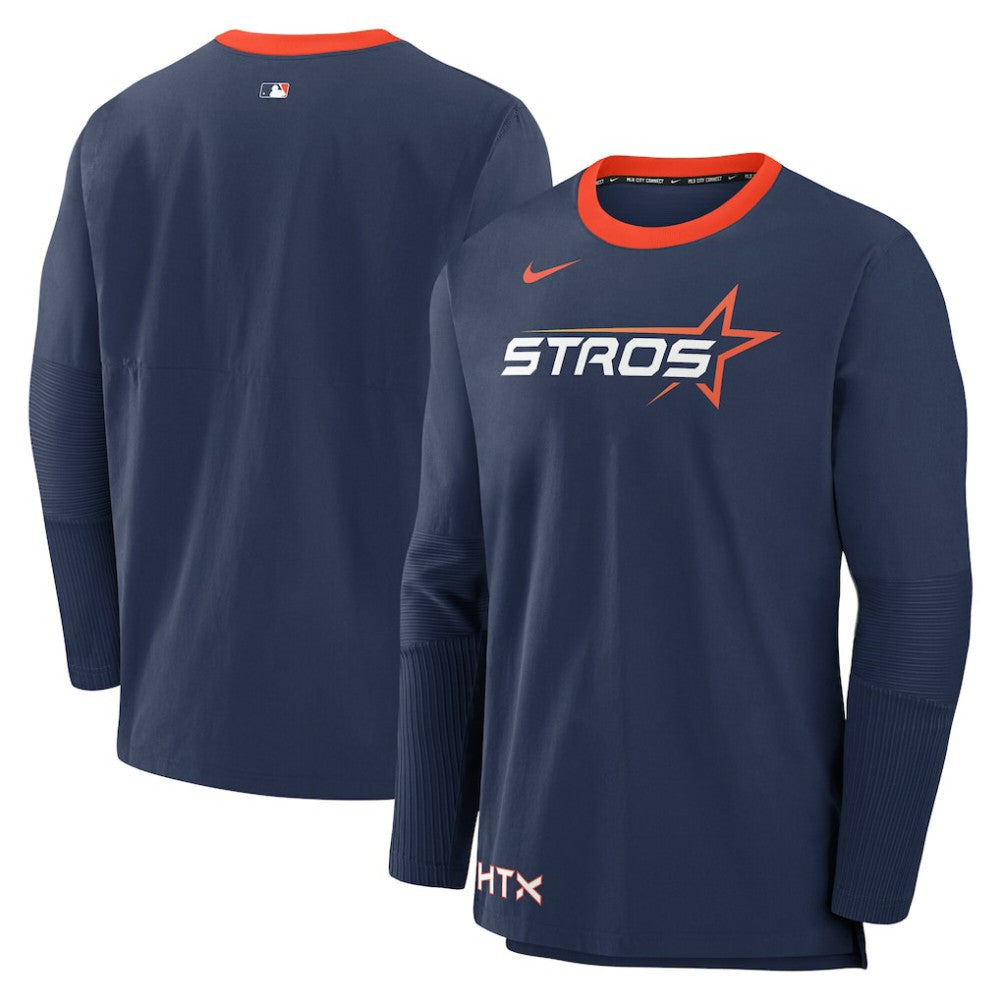 Houston Astros Nike 2025 City Connect Authentic Collection Lightweight Player Performance Long Sleeve Top - MLB