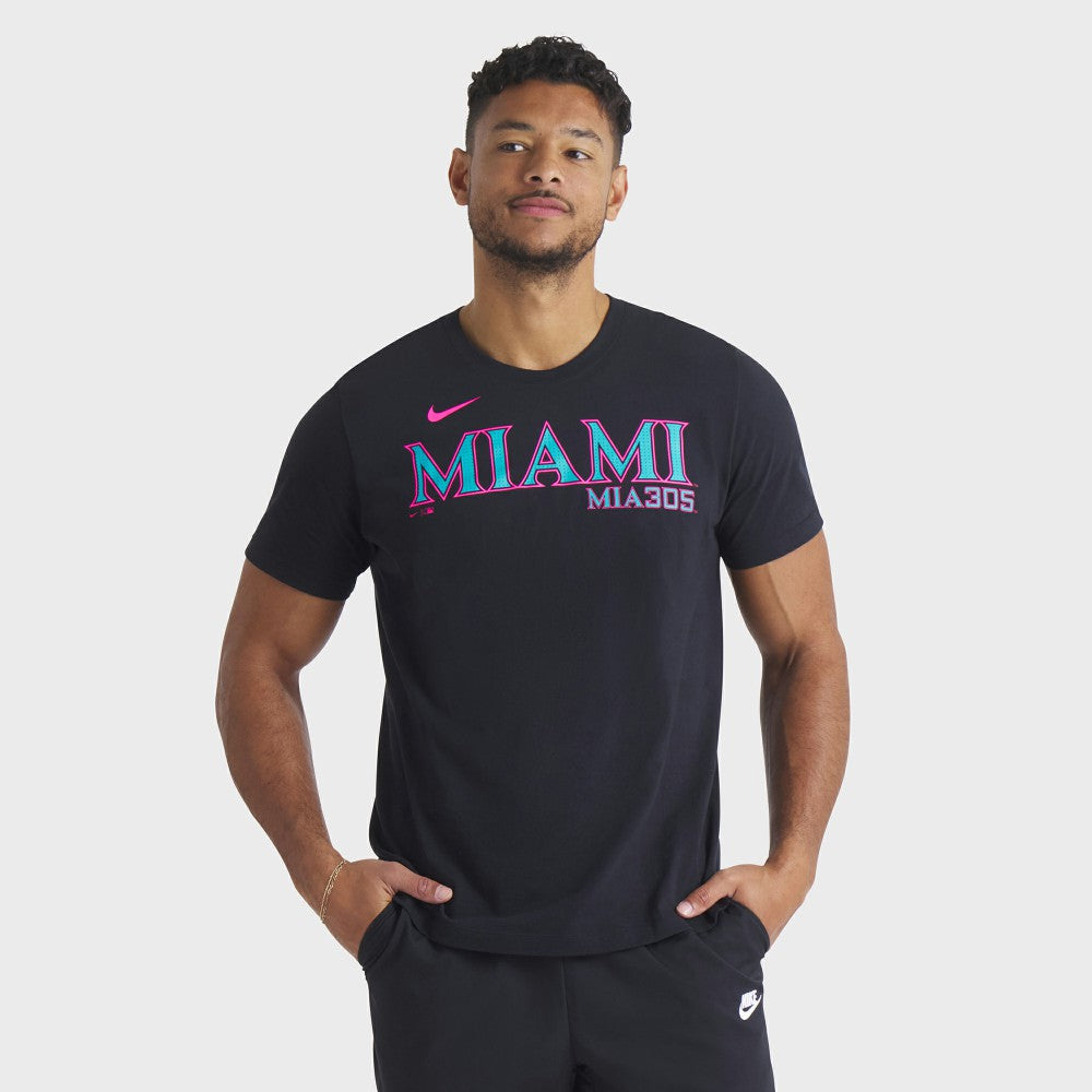 Miami Marlins Nike City Connect Wordmark T-Shirt - MLB