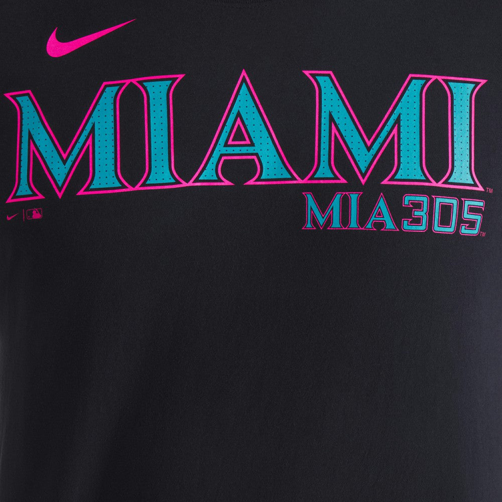 Miami Marlins Nike City Connect Wordmark T-Shirt - MLB