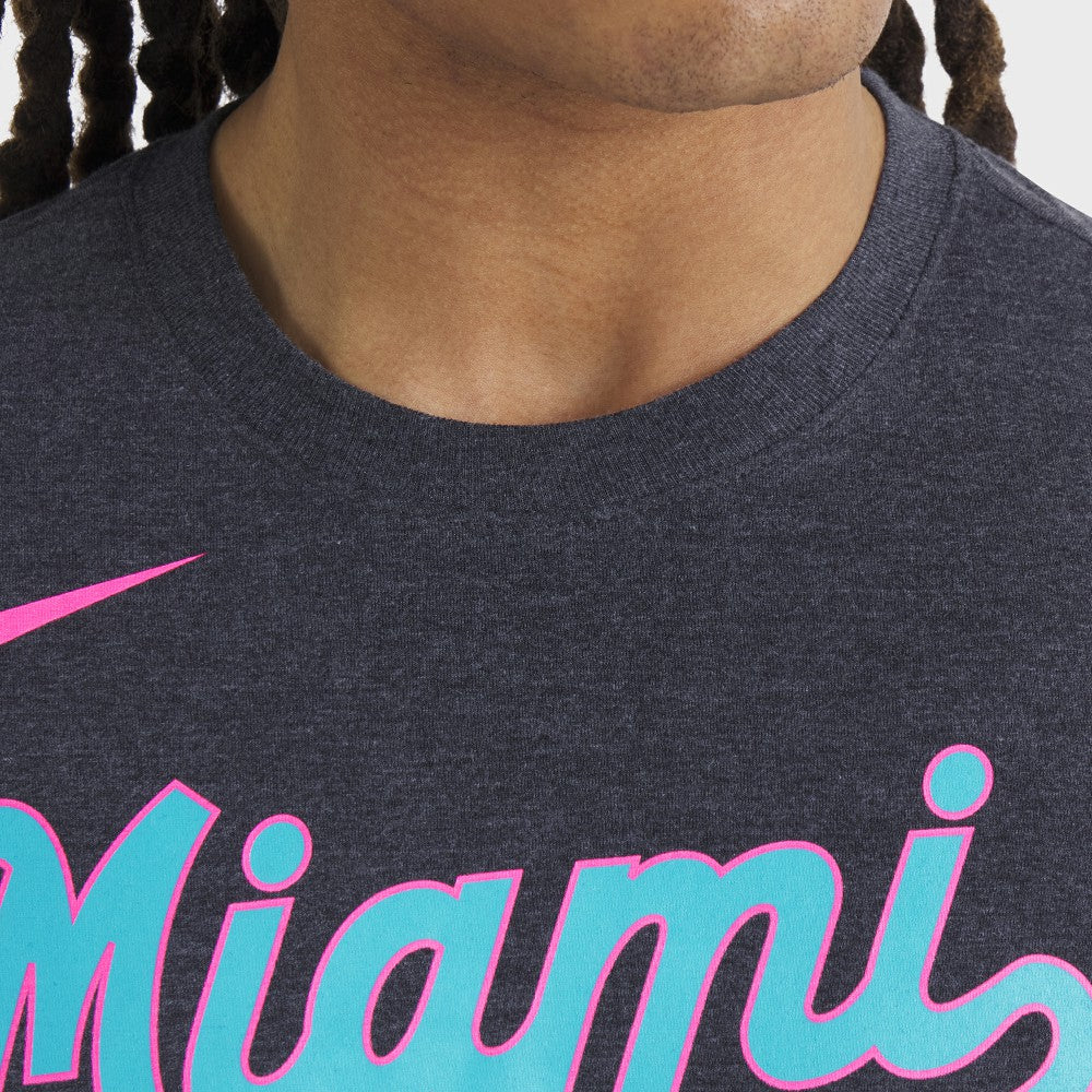 Miami Marlins Nike City Connect Script Tri-Blend T-Shirt - MLB