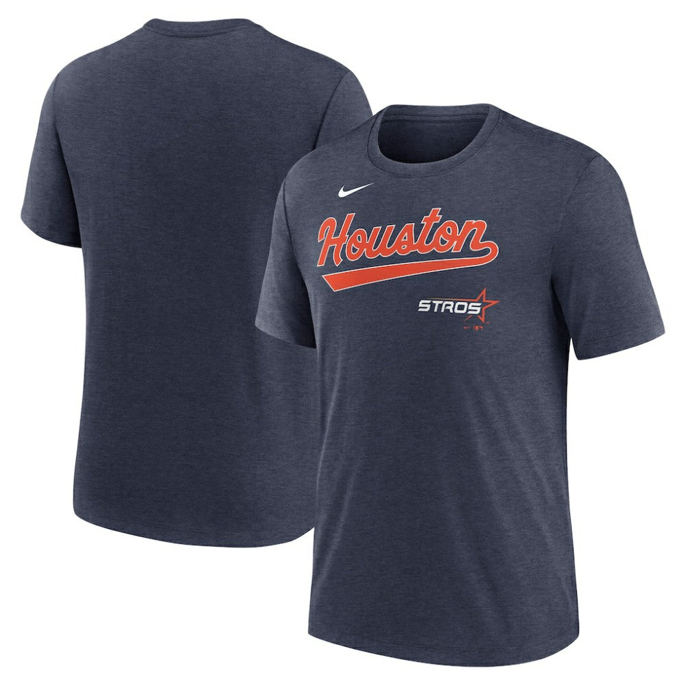 Houston Astros Nike City Connect Script Tri-Blend T-Shirt - MLB