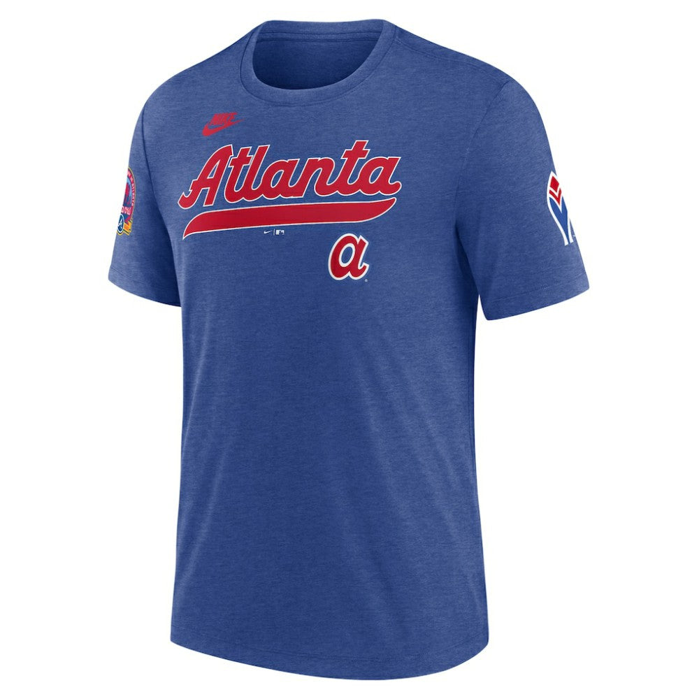 Atlanta Braves Nike Cooperstown Collection Eras Tri-Blend T-Shirt - MLB
