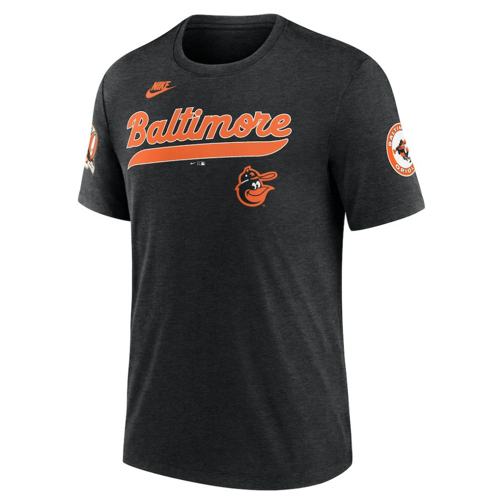 Baltimore Orioles Nike Cooperstown Collection Eras Tri-Blend T-Shirt - MLB