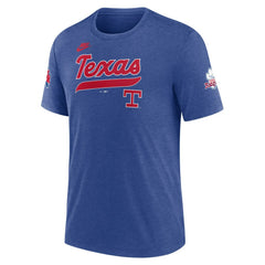Texas Rangers Nike Cooperstown Collection Eras Tri-Blend T-Shirt - MLB