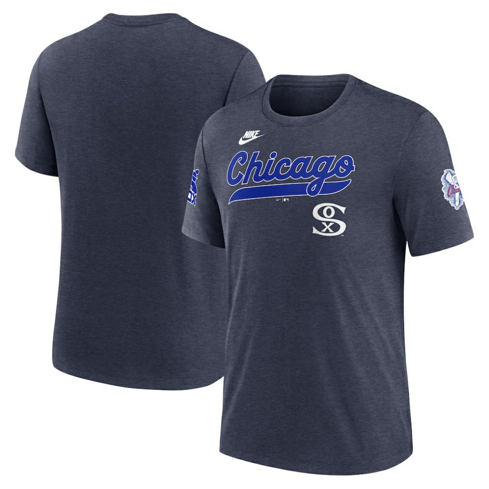 Chicago White Sox Nike Cooperstown Collection Eras Tri-Blend T-Shirt - MLB