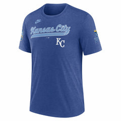Kansas City Royals Nike Cooperstown Collection Eras Tri-Blend T-Shirt - MLB