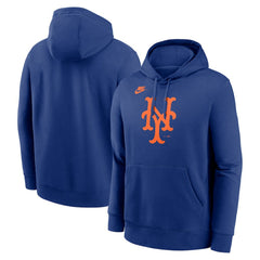 New York Mets Nike Cooperstown Collection Logo Club Hoodie - MLB
