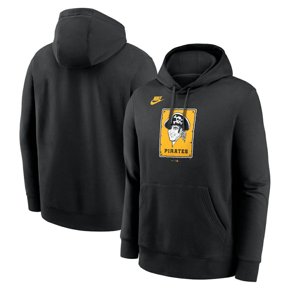 Pittsburgh Pirates Nike Cooperstown Collection Logo Club Hoodie - MLB