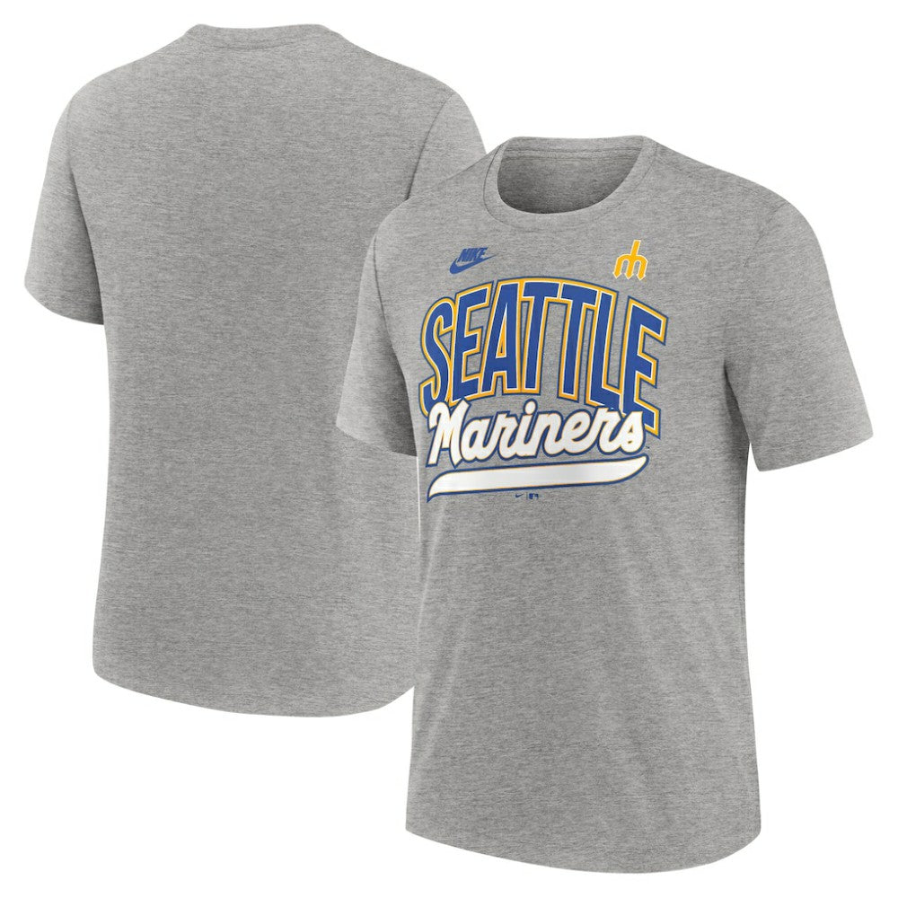 Seattle Mariners Nike Cooperstown Collection Retro Tri-Blend T-Shirt - MLB