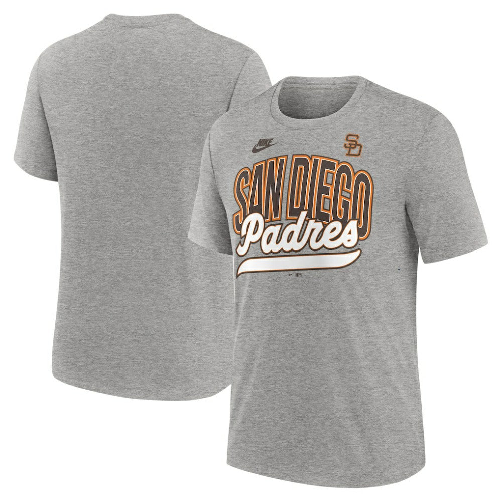 San Diego Padres Nike Cooperstown Collection Retro Tri-Blend T-Shirt - MLB