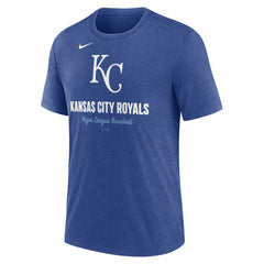 Kansas City Royals Nike Logo Tri-Blend T-Shirt - MLB