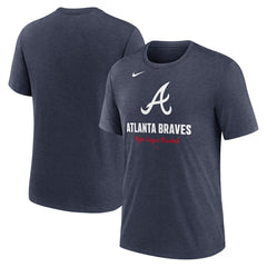 Atlanta Braves Nike Logo Tri-Blend T-Shirt - MLB