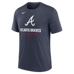 Atlanta Braves Nike Logo Tri-Blend T-Shirt - MLB