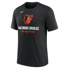Baltimore Orioles Nike Logo Tri-Blend T-Shirt - MLB