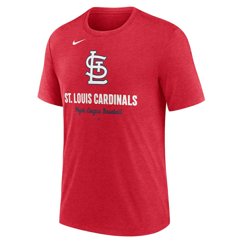 St. Louis Cardinals Nike Logo Tri-Blend T-Shirt - MLB