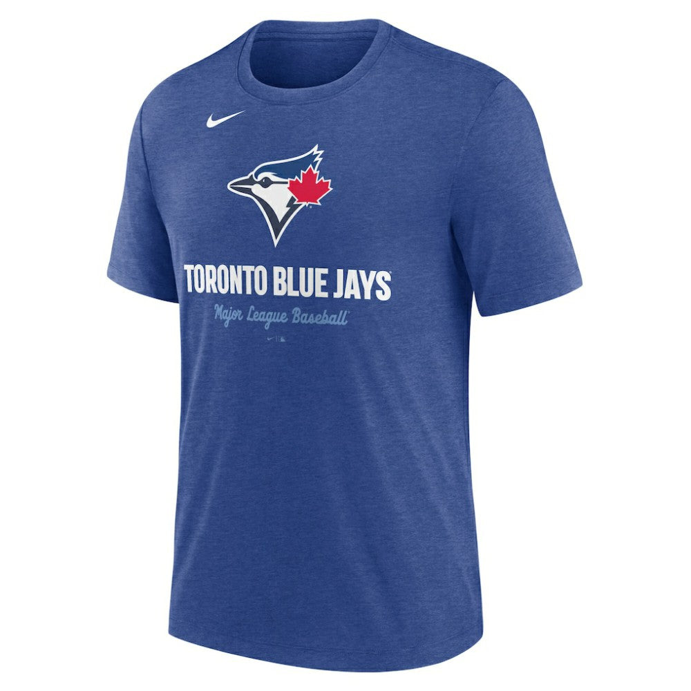 Toronto Blue Jays Nike Logo Tri-Blend T-Shirt - MLB