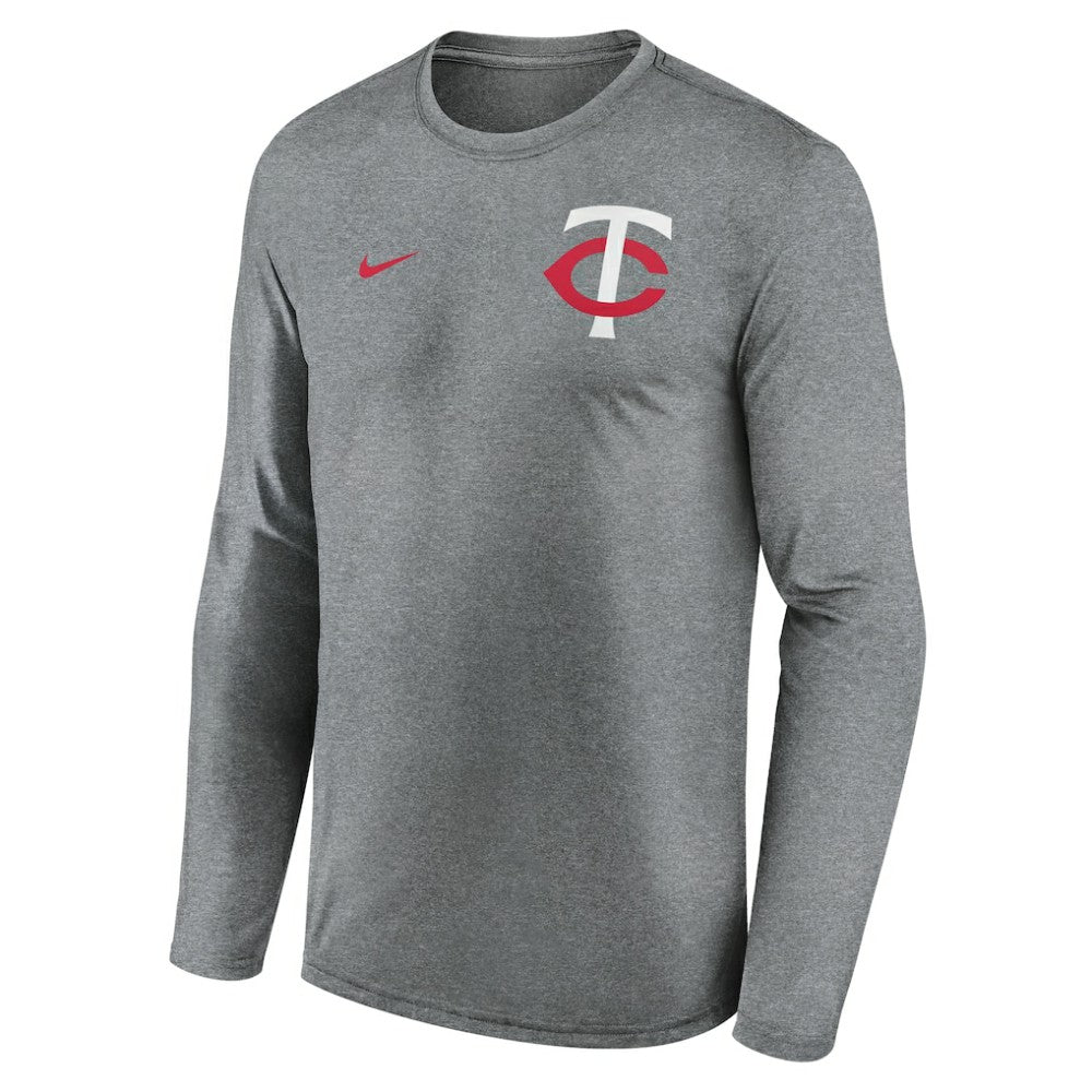 Minnesota Twins Nike 2-Hit Legend Dri-FIT Long Sleeve T-Shirt - MLB