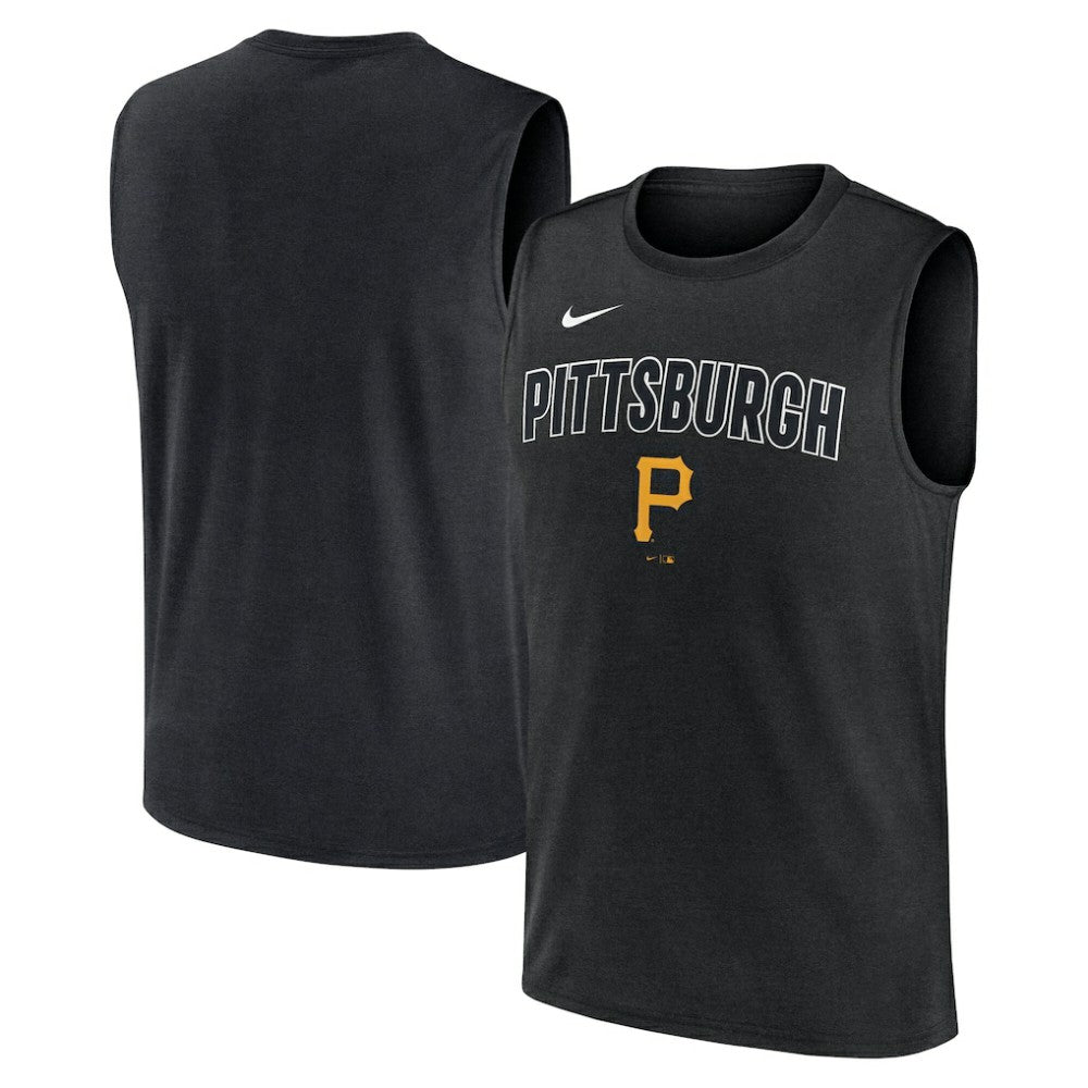 Pittsburgh Pirates Nike Knockout Dri-FIT Muscle Tank Top - MLB