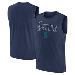 Seattle Mariners Nike Knockout Dri-FIT Muscle Tank Top - MLB