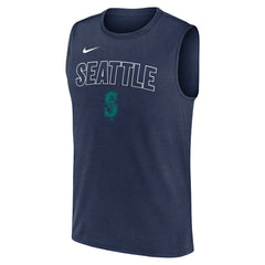 Seattle Mariners Nike Knockout Dri-FIT Muscle Tank Top - MLB
