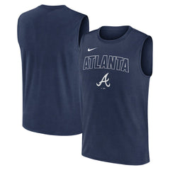 Atlanta Braves Nike Knockout Dri-FIT Muscle Tank Top - MLB