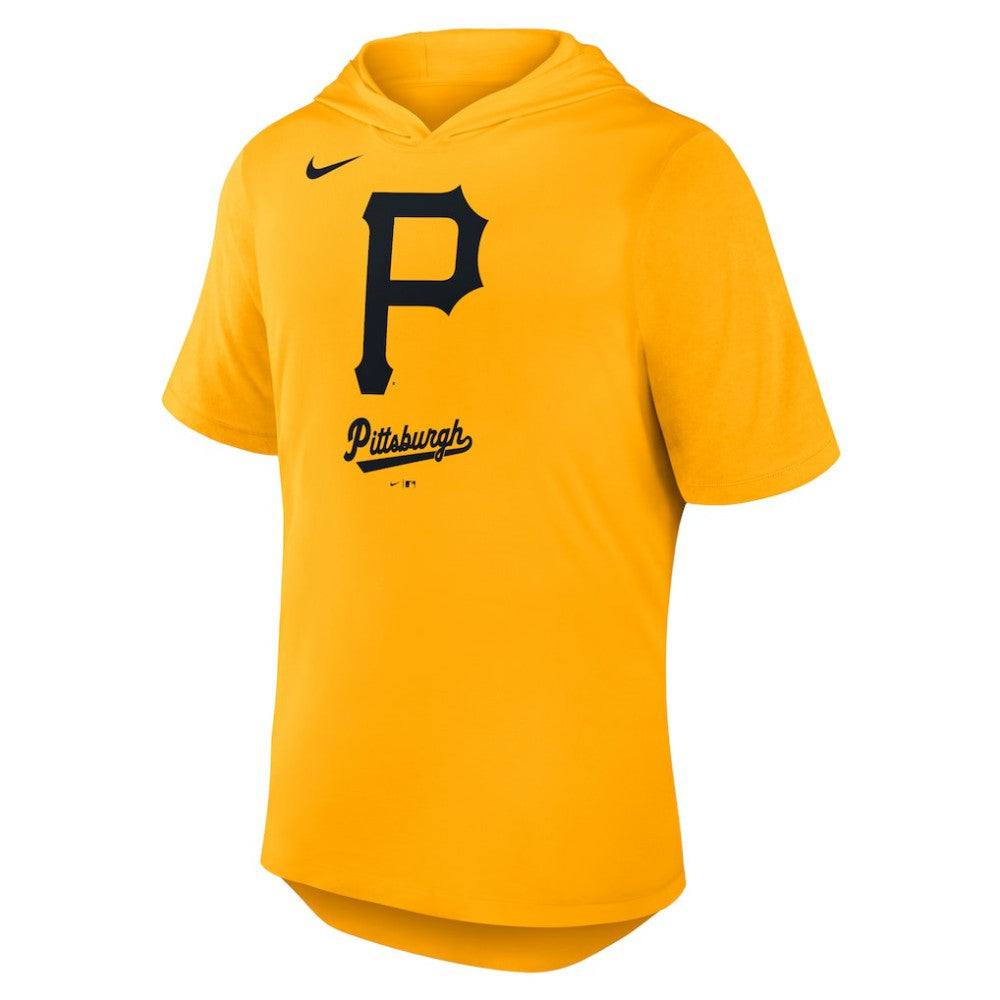 Pittsburgh Pirates Nike Tri-Blend Hoodie T-Shirt - MLB
