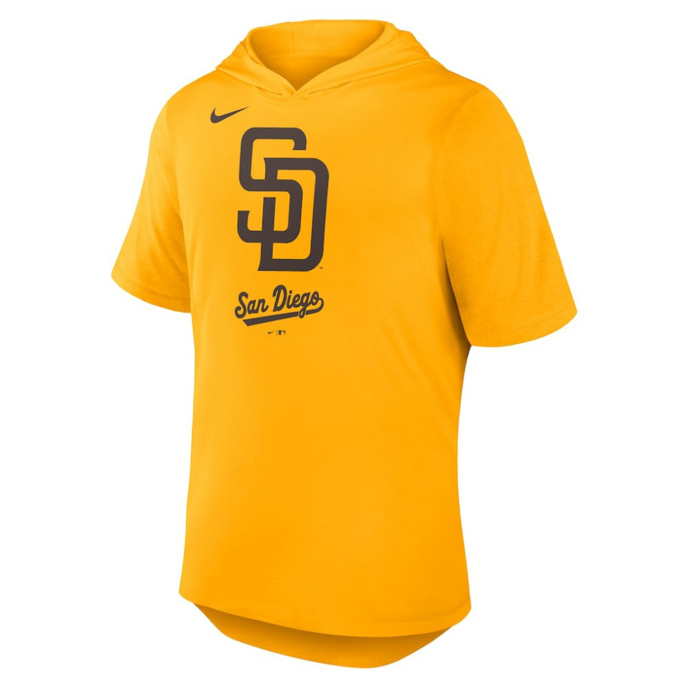 San Diego Padres Nike Tri-Blend Hoodie T-Shirt - MLB