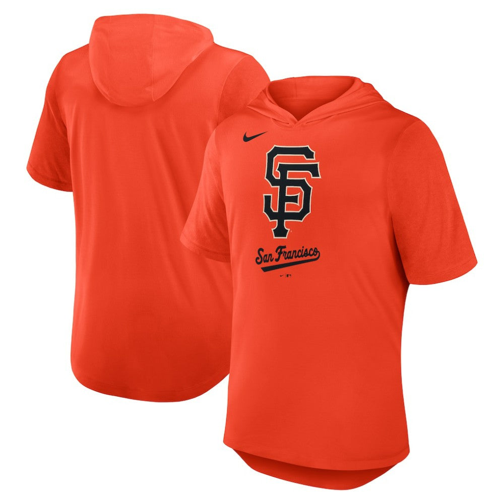 San Francisco Giants Nike Tri-Blend Hoodie T-Shirt - MLB