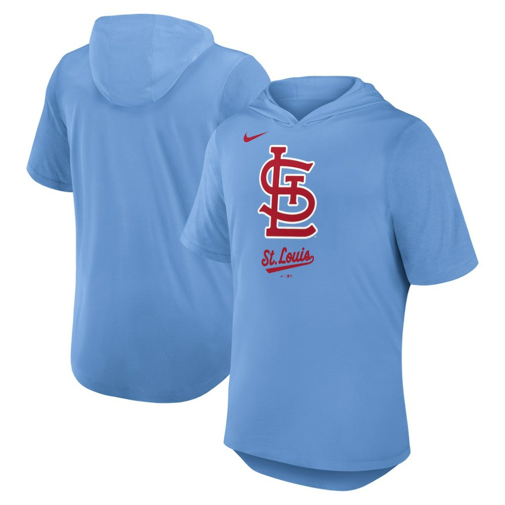 St. Louis Cardinals Nike Tri-Blend Hoodie T-Shirt - MLB