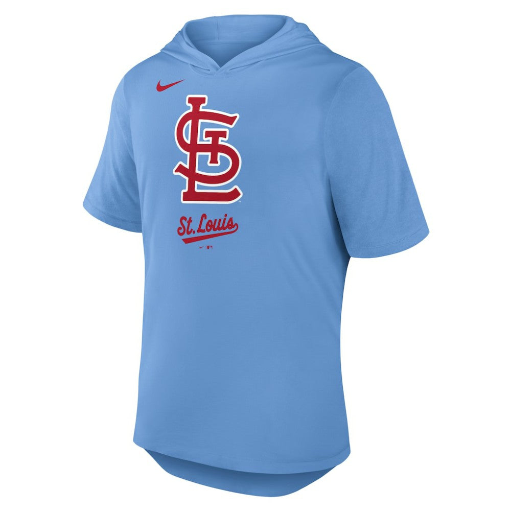 St. Louis Cardinals Nike Tri-Blend Hoodie T-Shirt - MLB