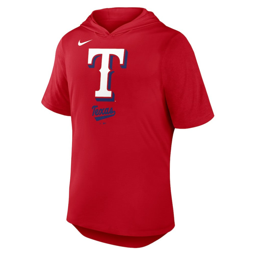 Texas Rangers Nike Tri-Blend Hoodie T-Shirt - MLB