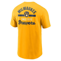 Milwaukee Brewers Nike 2-Hit T-Shirt - MLB