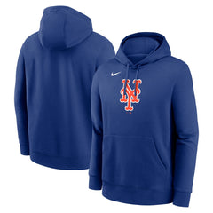New York Mets Nike Logo Club Fleece Hoodie - MLB