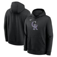 Colorado Rockies Nike Logo Club Fleece Hoodie - MLB