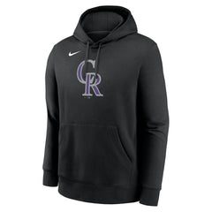 Colorado Rockies Nike Logo Club Fleece Hoodie - MLB