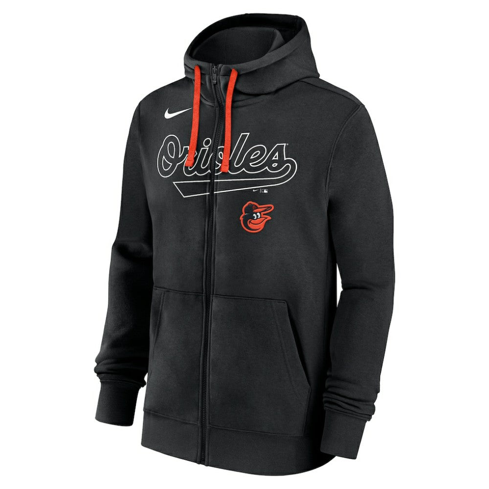 Baltimore Orioles Nike Knockout Script Full-Zip Hoodie - MLB