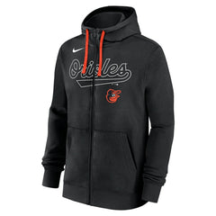 Baltimore Orioles Nike Knockout Script Full-Zip Hoodie - MLB