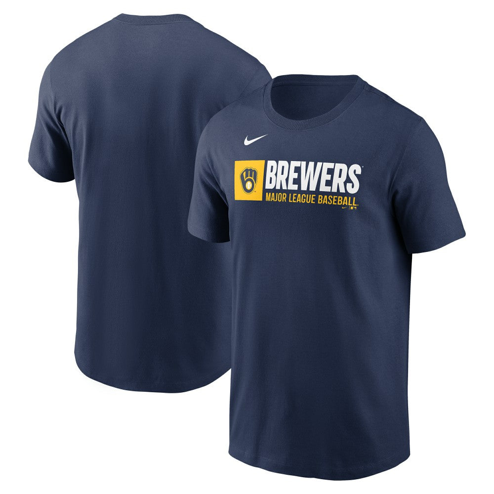 Milwaukee Brewers Nike Team Block T-Shirt - MLB