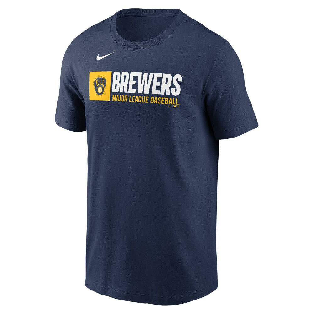 Milwaukee Brewers Nike Team Block T-Shirt - MLB