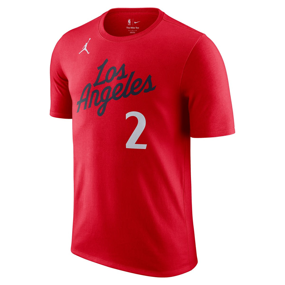 Kawhi Leonard LA Clippers Jordan Brand Statement Edition Name & Number T-Shirt Red - NBA