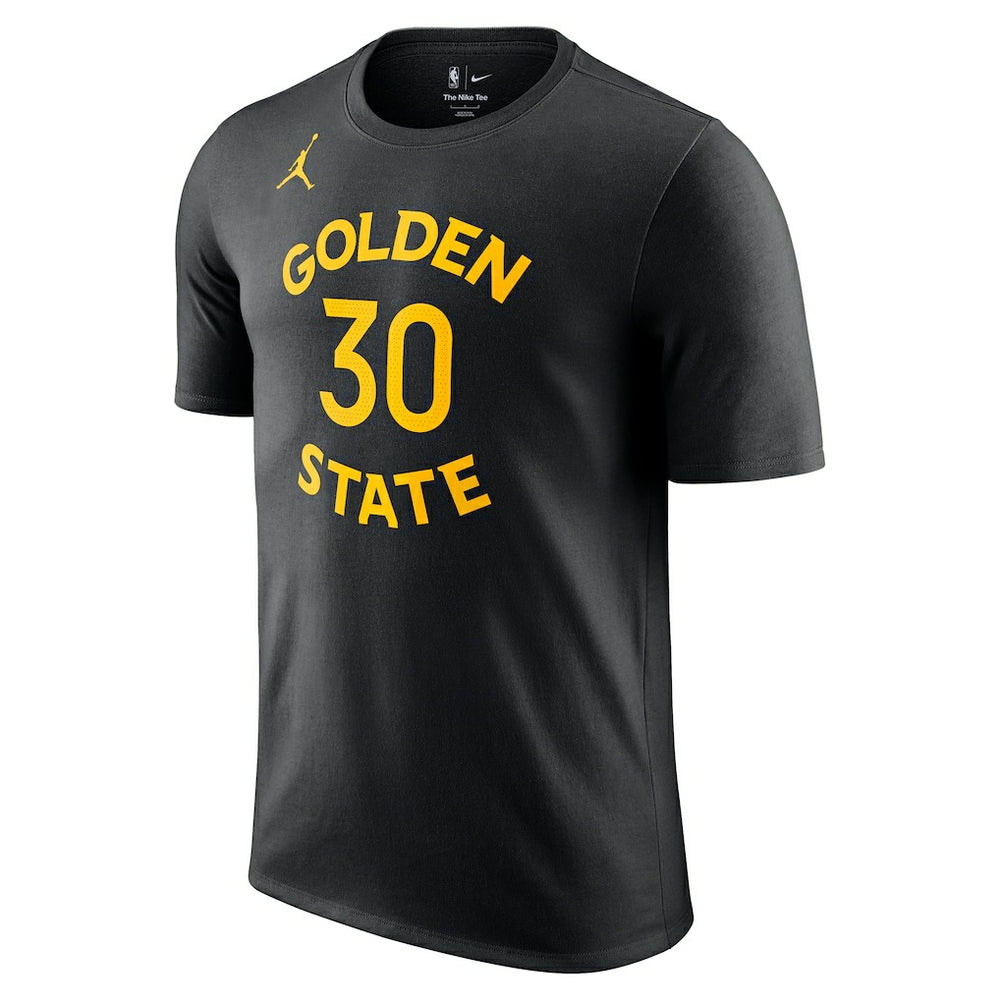 Stephen Curry Golden State Warriors Jordan Brand Statement Edition Name & Number T-Shirt Black - NBA